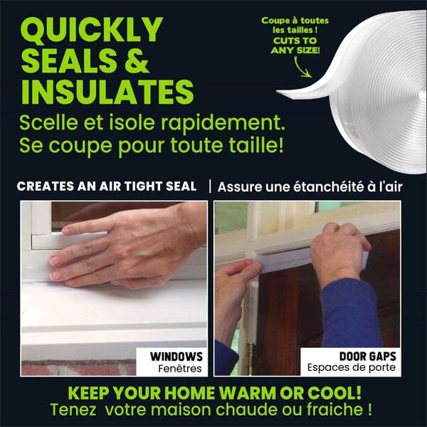 Alien Tape Waterproof Draft Seal For Doors & Windows (49ft) - Image 4