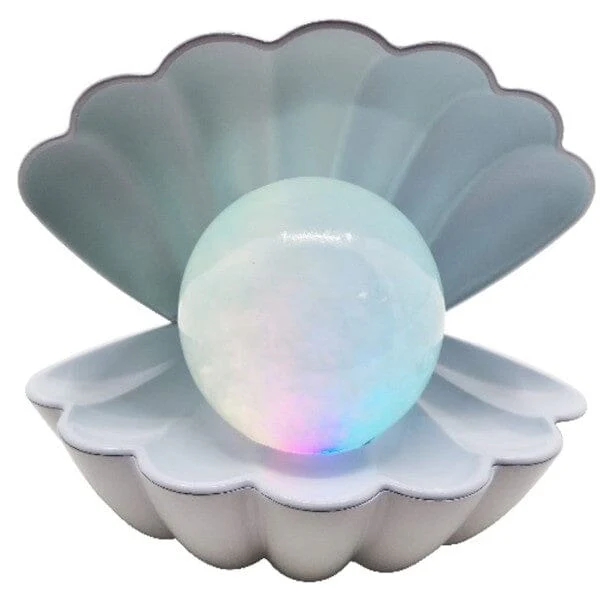LED Color-Changing Clam Shell Glitter Lamp - Image 5