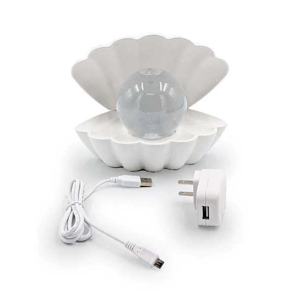 LED Color-Changing Clam Shell Glitter Lamp - Image 9