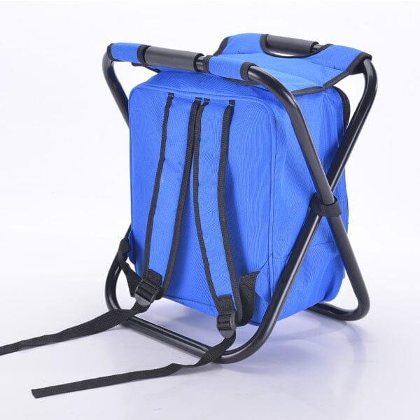 Cooli Tote : 3 In 1 Cooler Backpack & Stool - Blue - Image 3