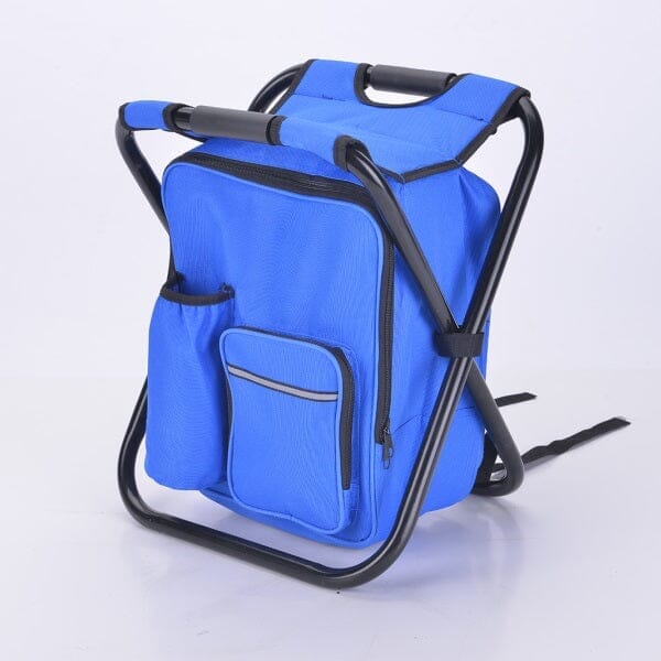 Cooli Tote : 3 In 1 Cooler Backpack & Stool - Blue - Image 4