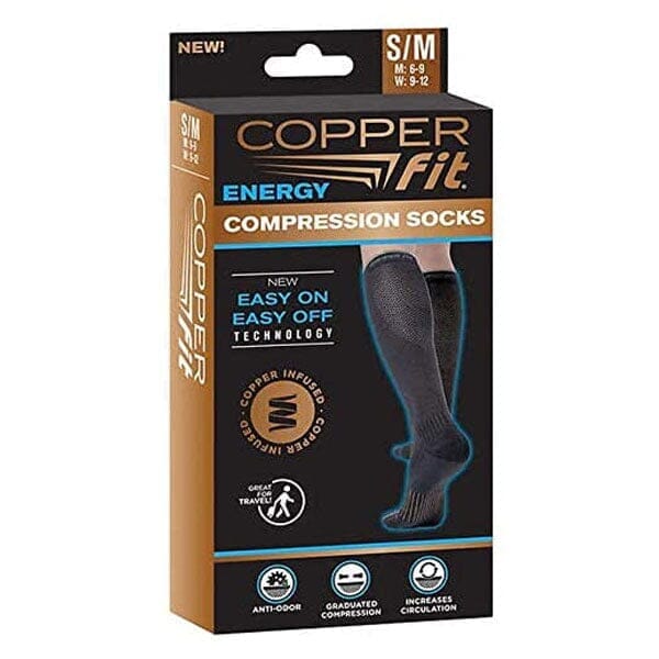 Copper Fit® Energy Compression Knee-High Unisex Socks (1 Pair) Multiple Sizes - Image 9