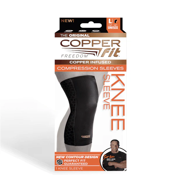 Copper Fit® Freedom Series Knee Unisex Sleeve (Multiple Sizes) - Image 3