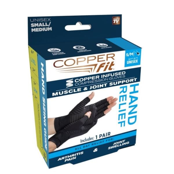 Copper Fit® Hand Relief Gloves | Unisex | S/M or L/XL - Image 5