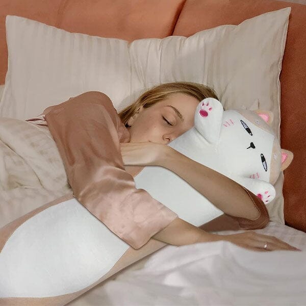 Extra Long Animal Plush Toy 4.5ft Body Pillow - Grumpy Cat - Image 6