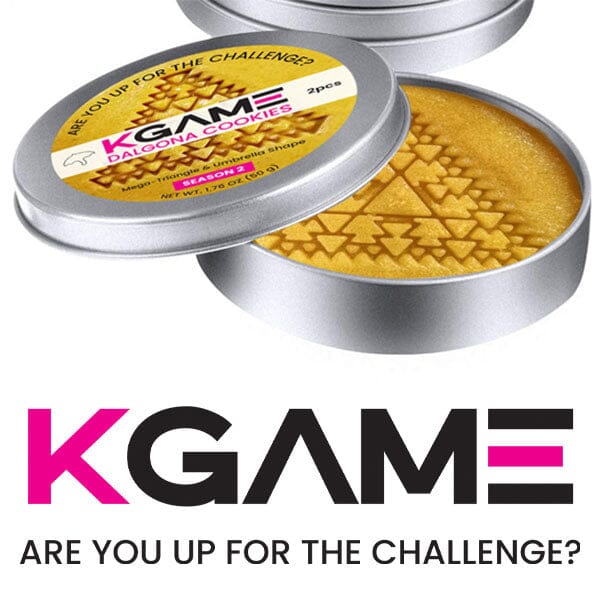 KGAME Dalgona Cookie Tin (Mega Triangle & Umbrella) Season 2 #DalgonaChallenge - Image 3