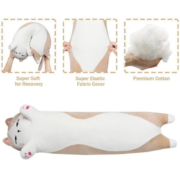 Long Animal Plush Toy Styles (3FT Long!) | Grumpy Cat - Image 4