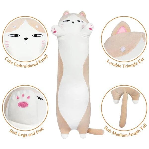 Long Animal Plush Toy Styles (3FT Long!) | Grumpy Cat - Image 5