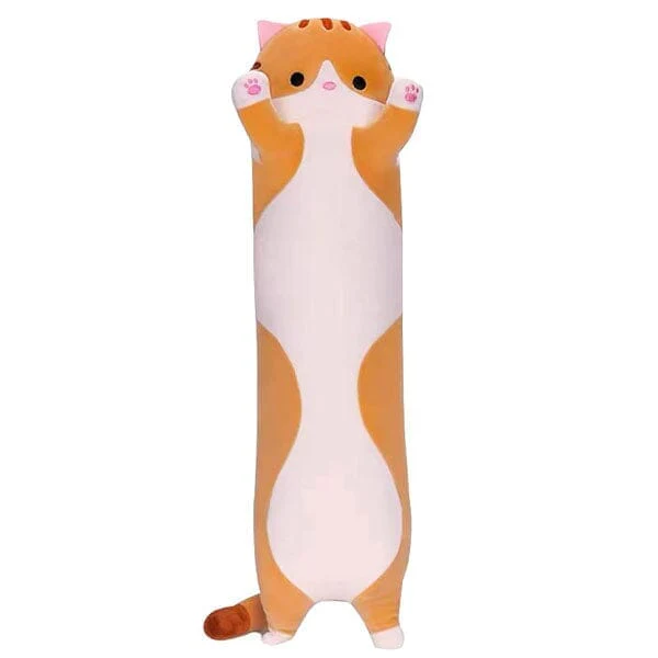 Long Animal Plush Toy Styles (3FT Long!) | Orange Tabby Cat - Image 6