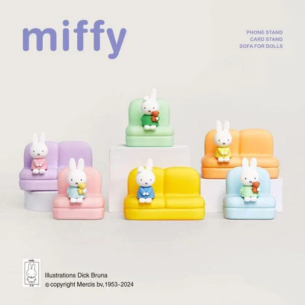 Miffy Sofa Phone Stand Collectible Couch Blind Box (1pc) Series 2 - Image 4
