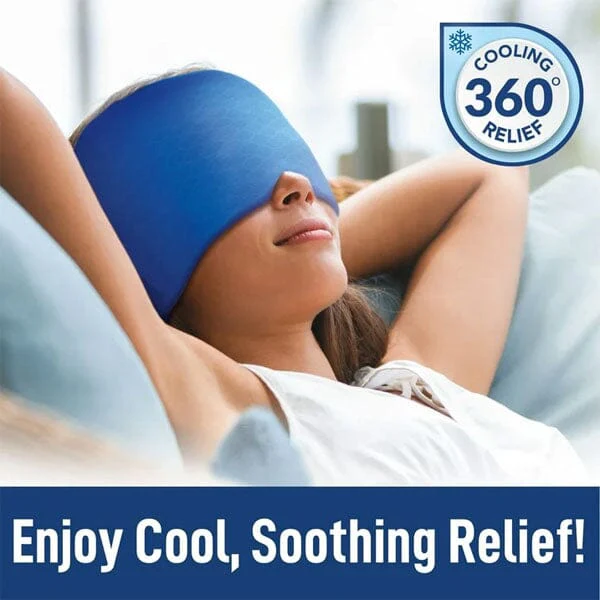 Miracle Headache Relief Cap 360° Gel Cooling & Compression - Image 5