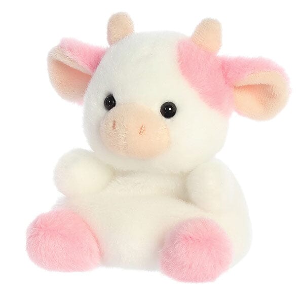 Original Palm Pals™ Belle Strawberry Cow 5" Plush Toy - Image 4