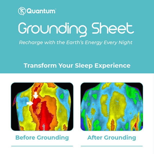 Quantum Grounding Sheet Cotton Queen Size Fitted Bed Sheet - Image 5