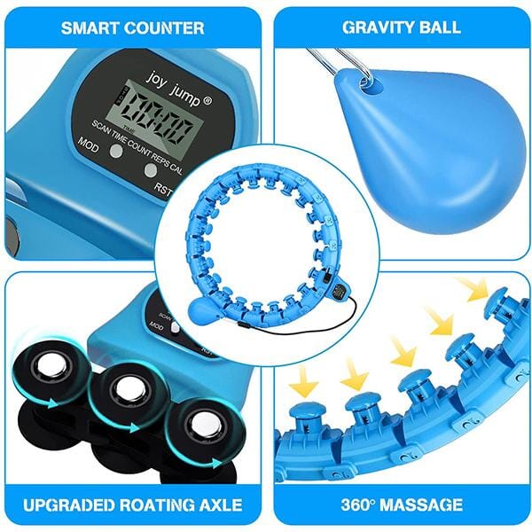 Quantum Hoop Health Deluxe - Exercise Hoop W/ LCD Counter - Image 16