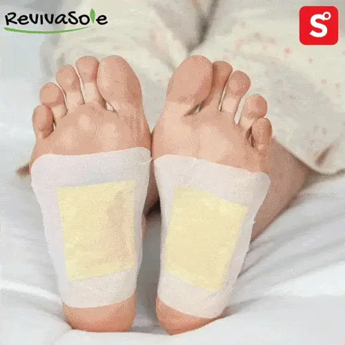 RevivaSole Detox Foot Pads (20 pcs) Pain Relief Detox Patch - Image 4