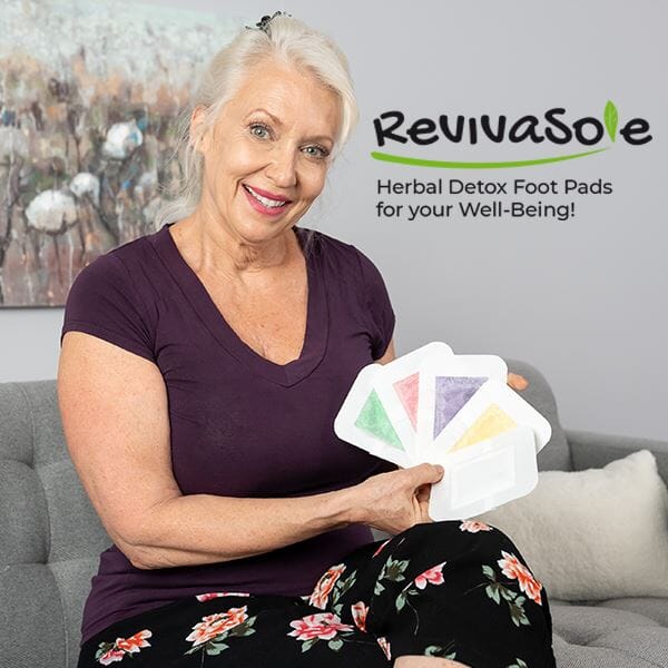 RevivaSole Detox Foot Pads (20 pcs) Pain Relief Detox Patch - Image 5