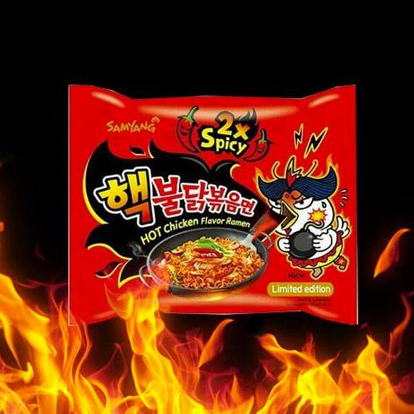 Samyang 2X Spicy Hot Chicken Ramen (5pk) | #KoreanFireNoodleChallenge - Image 3