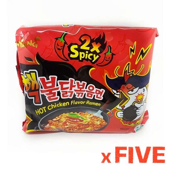 Samyang 2X Spicy Hot Chicken Ramen (5pk) | #KoreanFireNoodleChallenge - Image 5