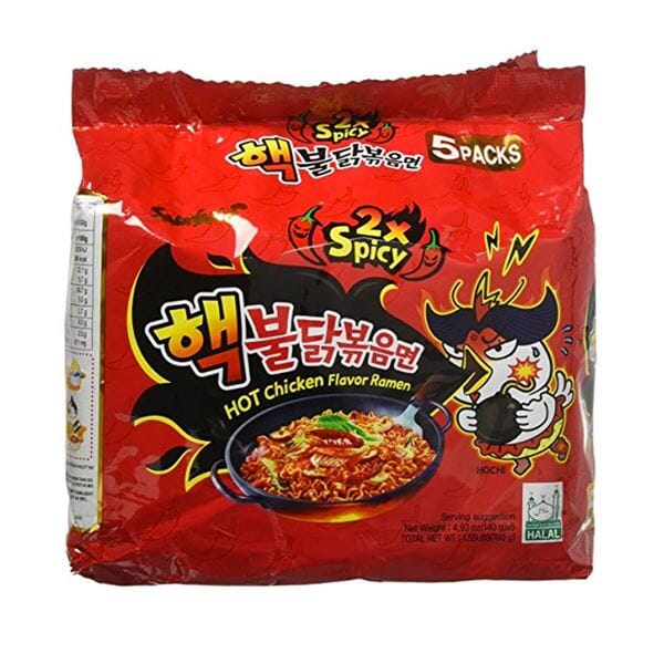 Samyang 2X Spicy Hot Chicken Ramen (5pk) | #KoreanFireNoodleChallenge - Image 6