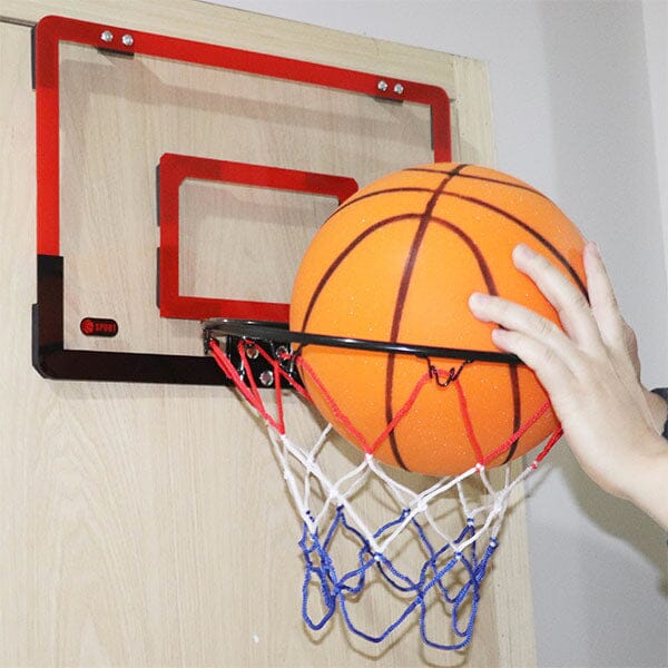 StealthDunk Silent Basketball Indoor Hoop with Clear Backboard - Image 3