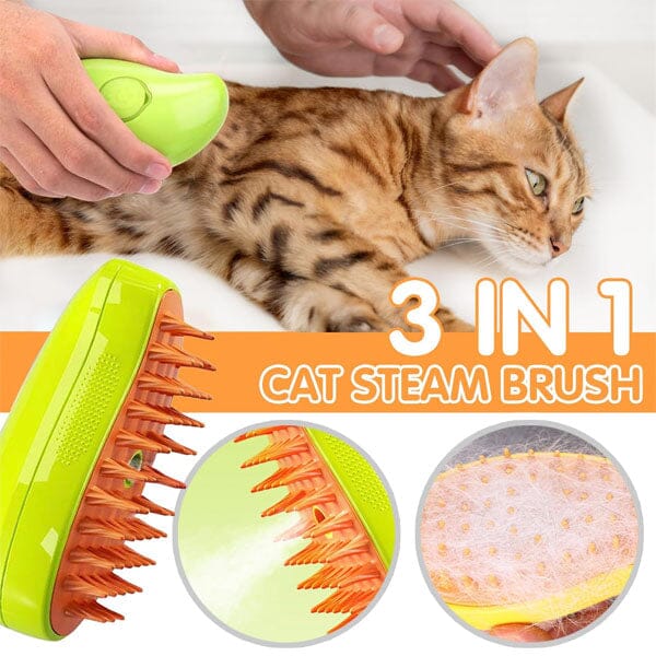 SteamyTails: Silicone Steam Grooming Brush For Cats & Dogs - Image 5