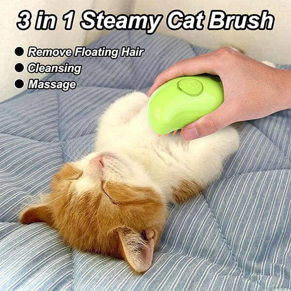 SteamyTails: Silicone Steam Grooming Brush For Cats & Dogs - Image 9