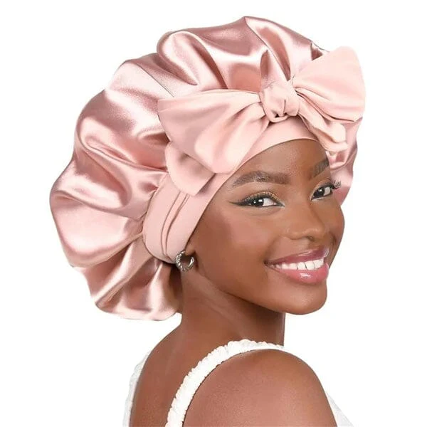 WOW NiteGlam: Silky Satin Sleep Bonnet - Image 4