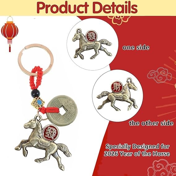 Year Of The Horse Keychain - Image 3
